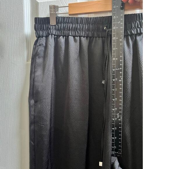 Michael Michael Kors Drawstring Elastic Waistband Textured Side Slits Pants 1X - Picture 9 of 15